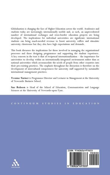 Produktbild: Internationalizing the University