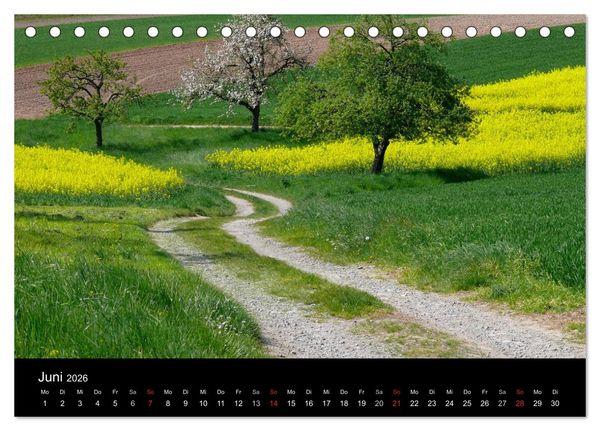 Produktbild: Wege 2026 (Tischkalender 2026 DIN A5 quer), CALVENDO Monatskalender