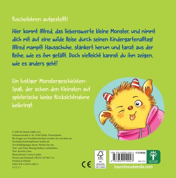 Produktbild: Das einzig wahre Benimmbuch f&uuml;r Kindergartenmonster