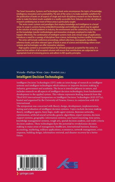 Produktbild: Intelligent Decision Technologies