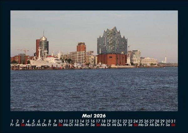 Produktbild: Hamburg 2026 Fotokalender DIN A5