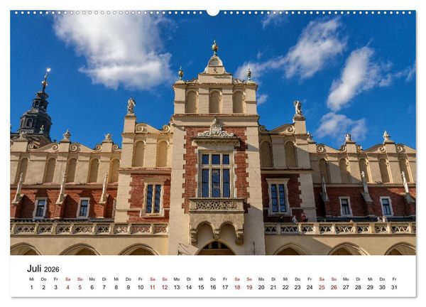 Produktbild: Krakau - die sch&ouml;nste Stadt Polens (hochwertiger Premium Wandkalender 2026 DIN A2 quer), Kunstdruck in Hochglanz