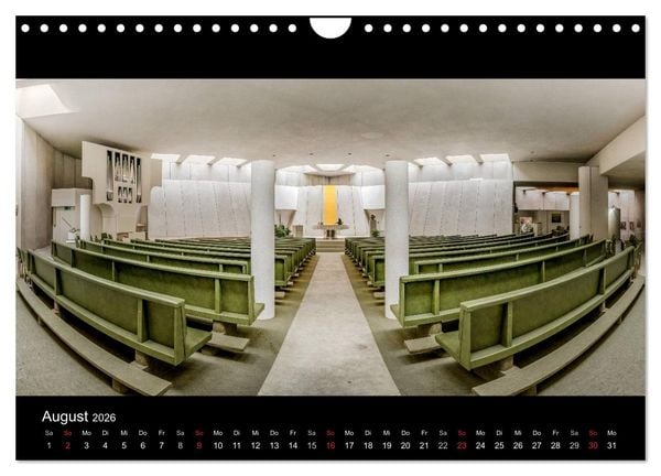 Produktbild: Kapellen, Kirchen und Kathedralen 2026 (Wandkalender 2026 DIN A4 quer), CALVENDO Monatskalender
