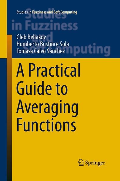 Produktbild: A Practical Guide to Averaging Functions