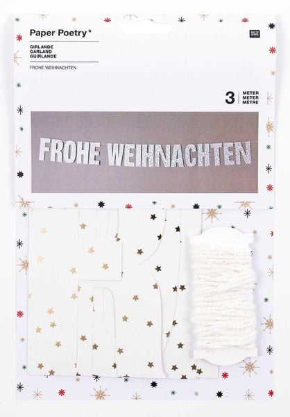 Girlande Frohe Weihnachten