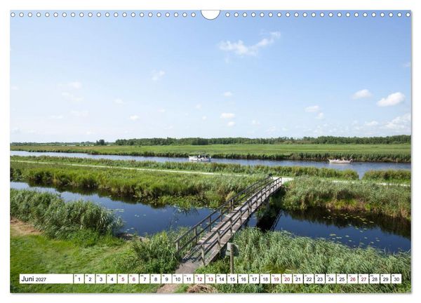 Produktbild: Hausbooturlaub Niederlande - Friesland und Groningen (Wandkalender 2027 DIN A3 quer), CALVENDO Monatskalender