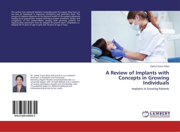 Produktbild: A Review of Implants with Concepts in Growing Individuals