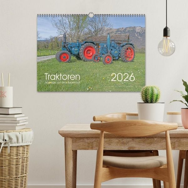 Produktbild: Traktoren &ndash; Nostalgie auf dem Bauernhof (Wandkalender 2026 DIN A3 quer), CALVENDO Monatskalender
