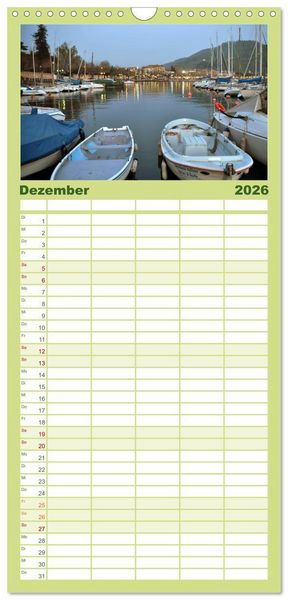 Produktbild: Familienplaner 2026 - Impressionen vom Gardasee mit 5 Spalten (Wandkalender, 21 x 45 cm) CALVENDO