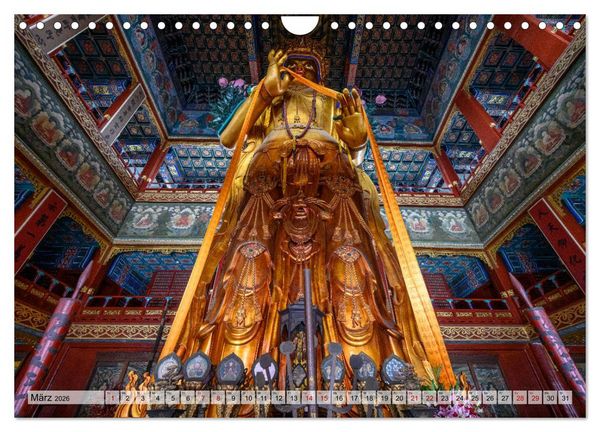 Produktbild: Metropolen Chinas - Peking, Shanghai, Hongkong (Wandkalender 2026 DIN A4 quer), CALVENDO Monatskalender