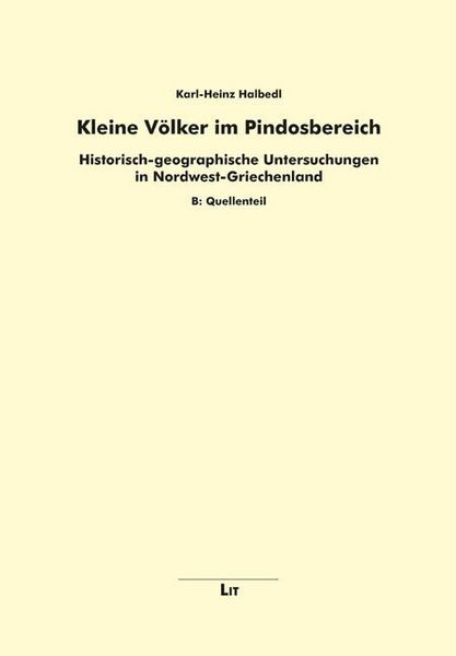 Produktbild: Halbedl, K: Kleine V&ouml;lker im Pindosbereich