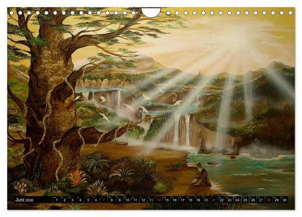 Produktbild: Traumbaumwelten - Gem&auml;lde von Conny Krakowski (Wandkalender 2026 DIN A4 quer), CALVENDO Monatskalender