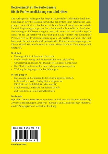 Produktbild: Heterogenit&auml;t als Herausforderung f&uuml;r die Professionalisierung von Lehrkr&auml;ften