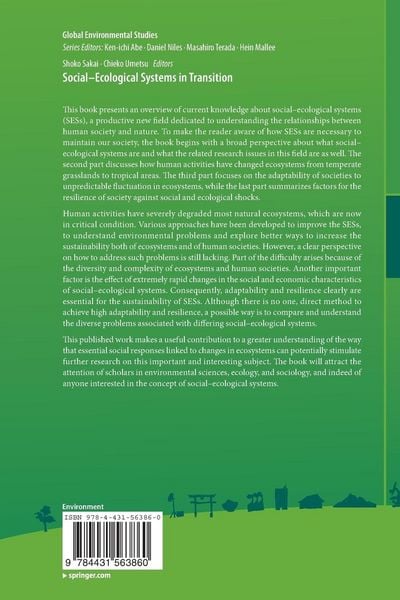Produktbild: Social-Ecological Systems in Transition