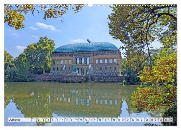 Produktbild: D&uuml;sseldorf Vom Ufer bis zur Skyline (hochwertiger Premium Wandkalender 2026 DIN A2 quer), Kunstdruck in Hochglanz
