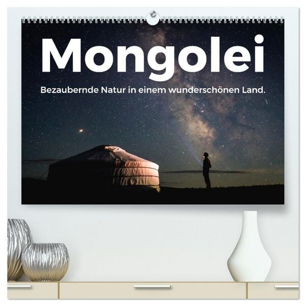 Mongolei - Bezaubernde Natur in einem wunderschönen Land. (hochwertiger Premium Wandkalender 2026 DIN A2 quer), Kunstdruck in Hochglanz