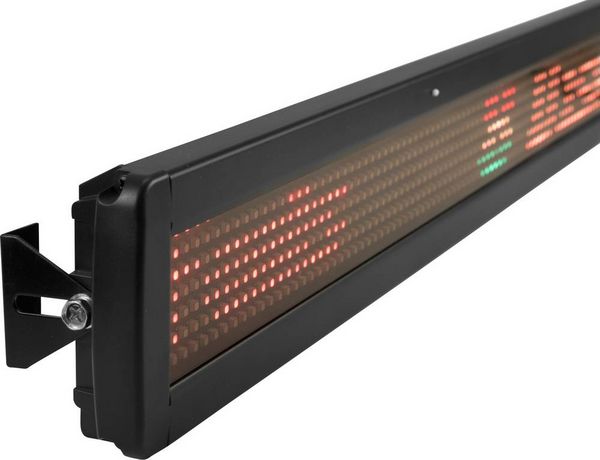 Produktbild: Eurolite ESN 7x80 LED-Laufschrift mit Fernbedienung RGB (B x H x T) 647 x 35 x 97mm