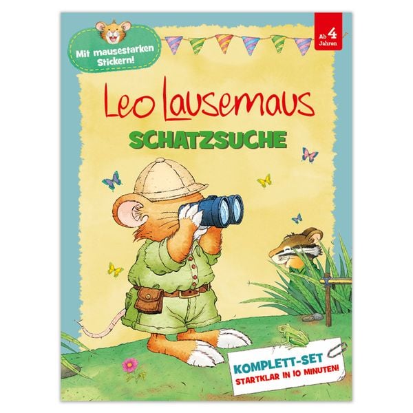 Leo Lausemaus - Schatzsuche Komplett-Set, Paperback von Stefan Heine, Lingen, 978-3-96347-415-6