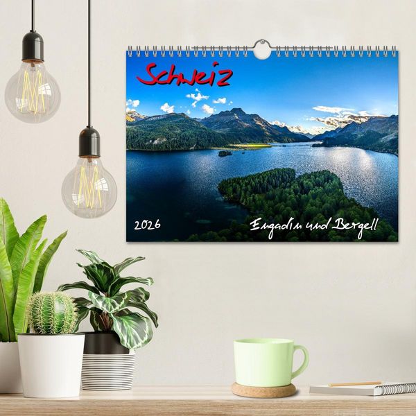 Produktbild: Schweiz - Engadin und Bergell (Wandkalender 2026 DIN A4 quer), CALVENDO Monatskalender