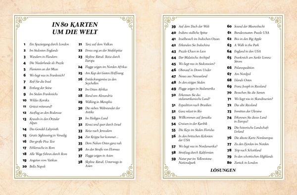 Produktbild: Rätselbuch der Landkarten • In 80 Karten um die Welt