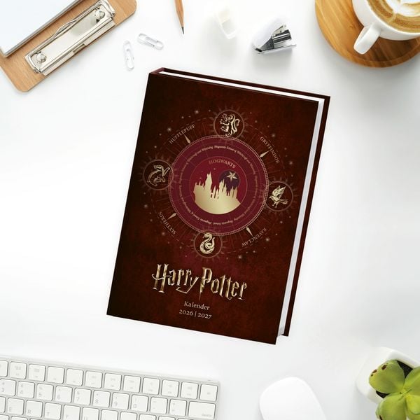 Produktbild: Harry Potter 17-Monats-Kalenderbuch A5 2027 - 17 Monate. Von August 2026 bis Dezember 2027