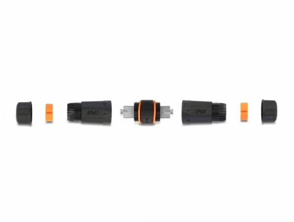 Produktbild: Delock Netzwerk Adapter [1x LSA - 1x LSA] Schwarz