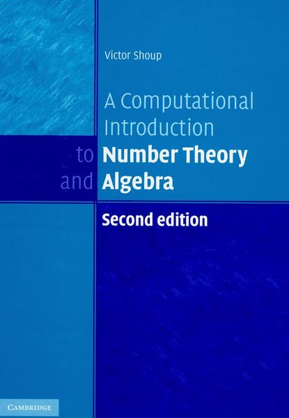 Produktbild: A Computational Introduction to Number Theory and Algebra