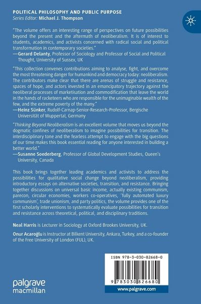 Produktbild: Thinking Beyond Neoliberalism