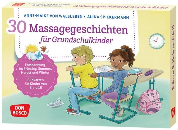 Produktbild: 30 Massagegeschichten f&uuml;r Grundschulkinder