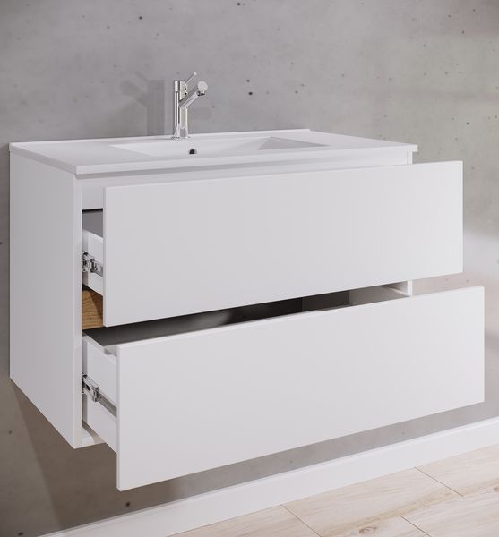 Produktbild: 2 tlg. Badm&ouml;bel-Set mit Waschbecken Cosila-I 81 cm