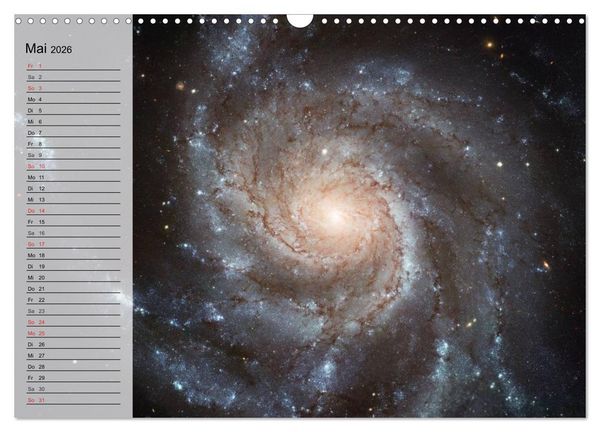 Produktbild: Der Weltraum. Spektakul&auml;re Gasnebel und Galaxien (Wandkalender 2026 DIN A3 quer), CALVENDO Monatskalender