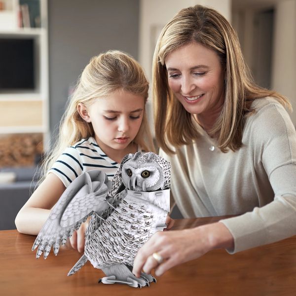 Produktbild: CUBICFUN - 3D Puzzle Schneeeule 32 Teile