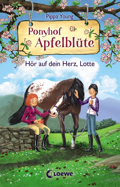 Ponyhof Apfelblüte (Band 17) - Hör auf dein Herz, Lotte, Gebundene Ausgabe von Pippa Young, Loewe