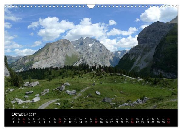 Produktbild: Alpenwelten (Wandkalender 2027 DIN A3 quer), CALVENDO Monatskalender