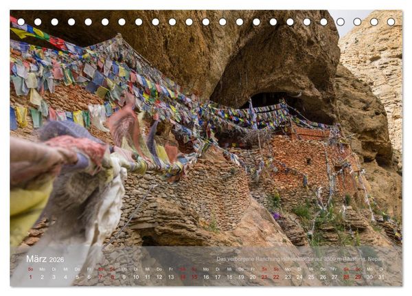 Produktbild: Buddhistische Kl&ouml;ster im Himalaya (Tischkalender 2026 DIN A5 quer), CALVENDO Monatskalender