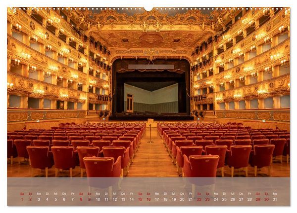 Produktbild: Teatro La Fenice (Wandkalender 2026 DIN A2 quer), CALVENDO Monatskalender