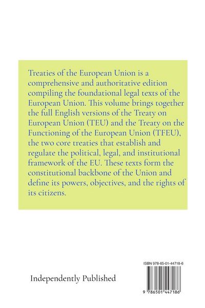 Produktbild: Treaties of the European Union