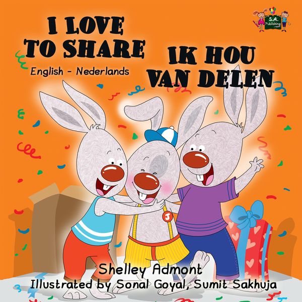 Produktbild: I Love to Share Ik hou van delen (English Dutch Kids Book)