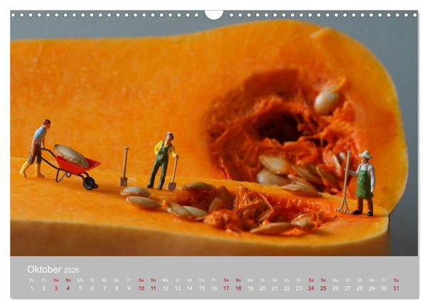 Produktbild: Das zweite Leben von Miniatur-Figuren (Wandkalender 2026 DIN A3 quer), CALVENDO Monatskalender