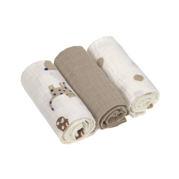 Produktbild: Swaddle & Burp Blanket M Little Mateys royal blue