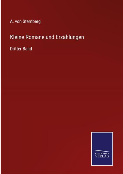 Produktbild: Kleine Romane und Erz&auml;hlungen