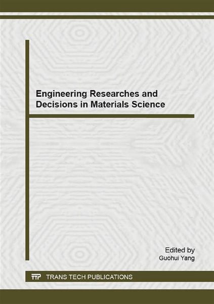 Produktbild: Engineering Researches and Decisions in Materials Science