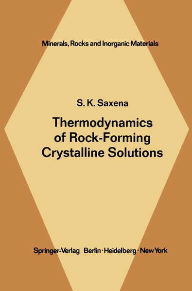 Produktbild: Thermodynamics of Rock-Forming Crystalline Solutions