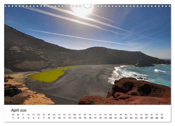 Produktbild: Lanzarote - Die Farben der Natur (Wandkalender 2026 DIN A3 quer), CALVENDO Monatskalender