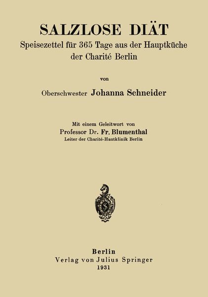 Produktbild: Salzlose Di&auml;t