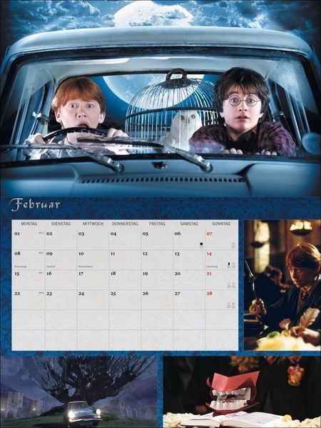 Produktbild: Harry Potter Broschur XL Kalender 2027