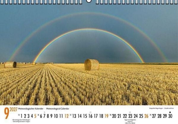 Produktbild: Meteorologischer Kalender 2027 Meteorological Calendar