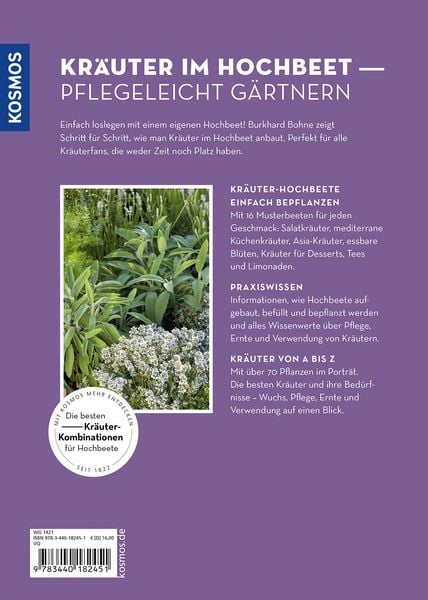 Kräuter im Hochbeet