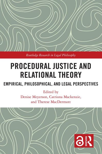 Produktbild: Procedural Justice and Relational Theory