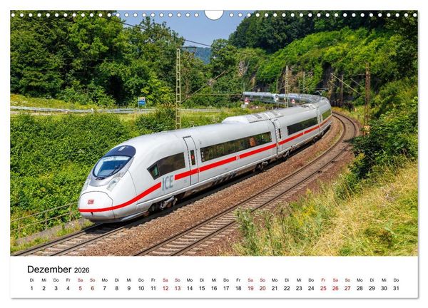 Produktbild: Eisenbahn in Deutschland (Wandkalender 2026 DIN A3 quer), CALVENDO Monatskalender